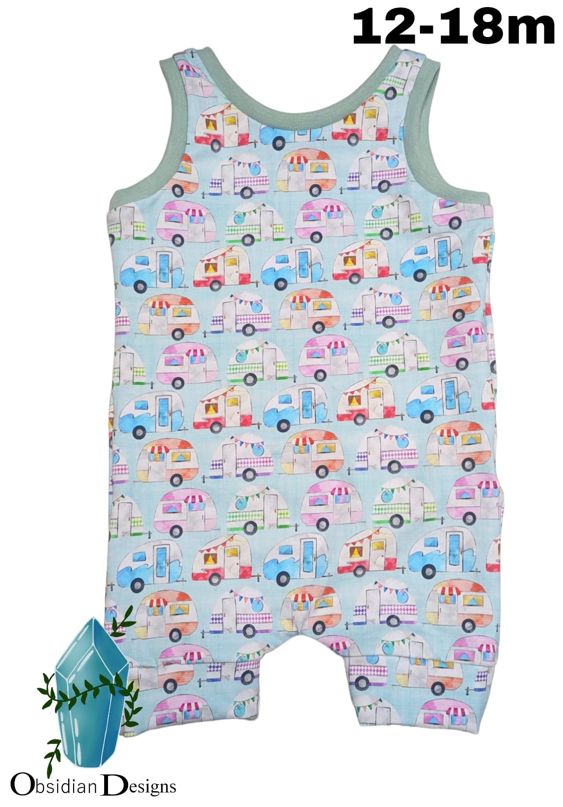 12-18m Camper Romper
