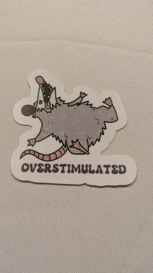 Overstimulated Possum