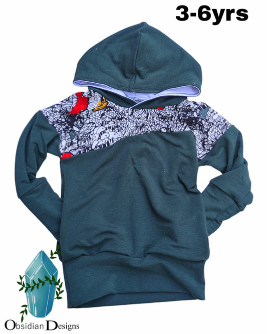 3-6 years Grow With Me Nature Hoodie