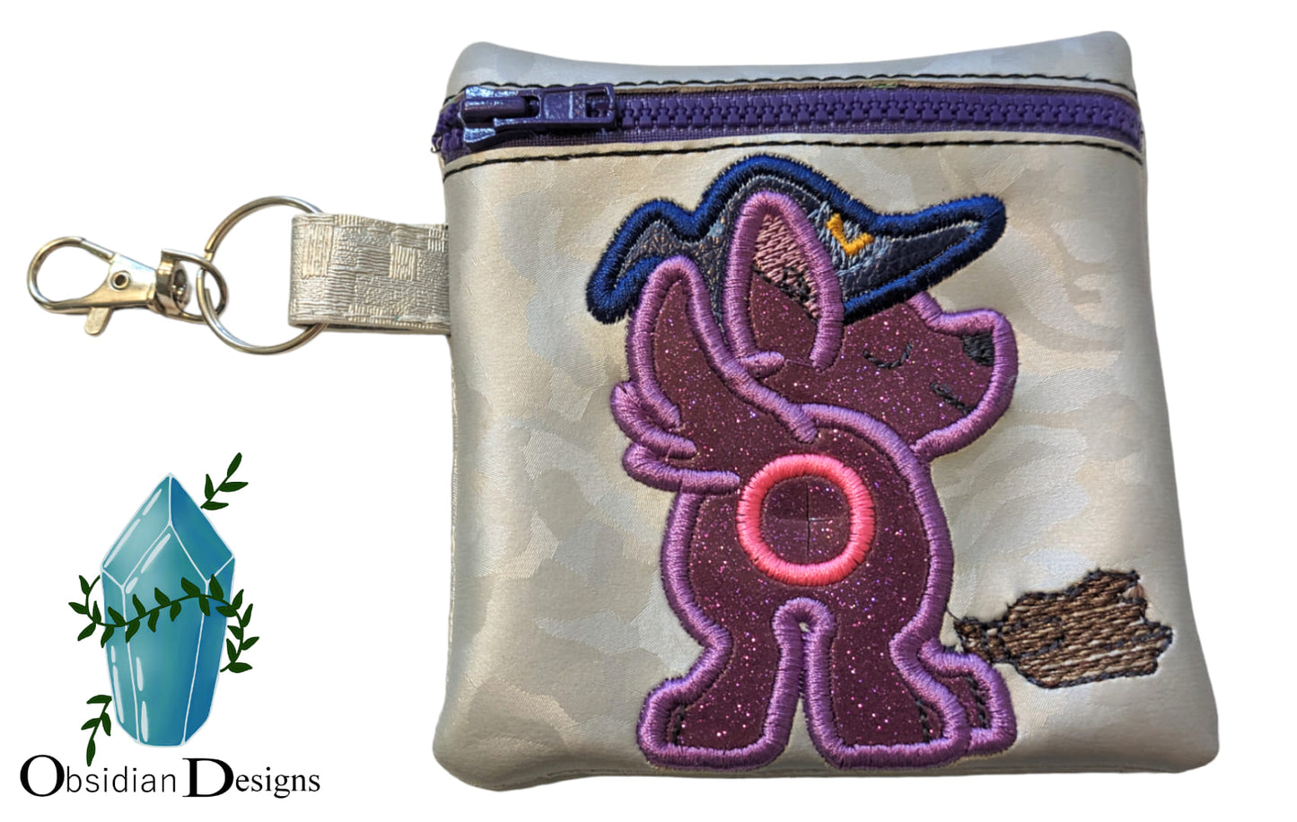 Witchy Doggy Bag Holder Key Chain