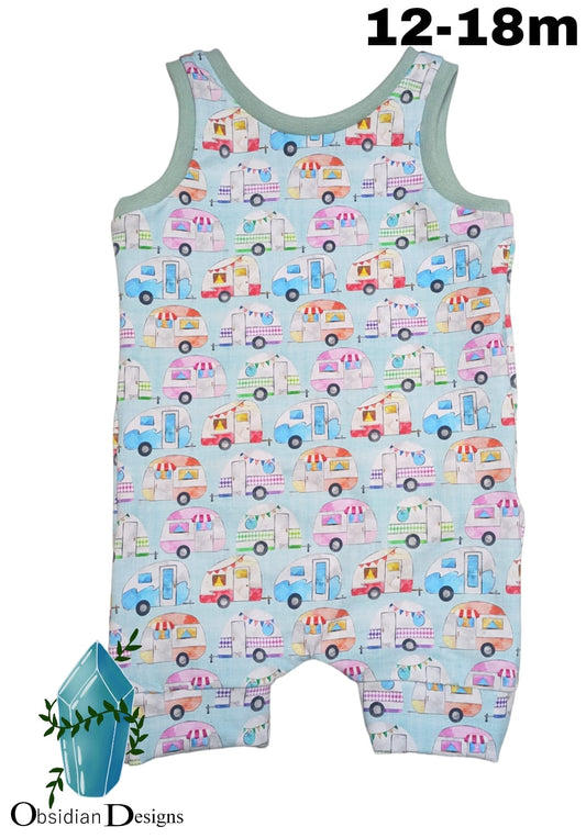 12-18m Camper Romper
